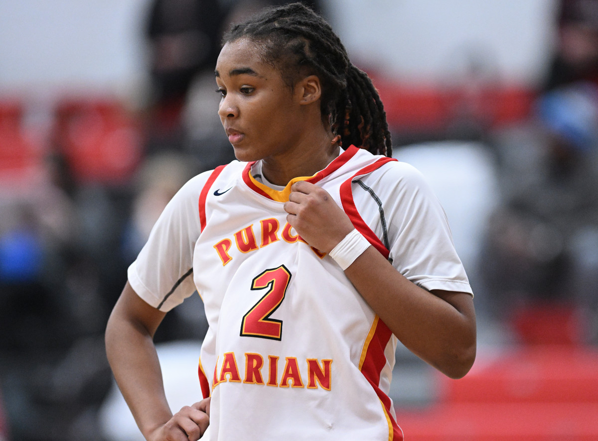 Purcell Marian vs Laurel girls basketball Jeff Harwelll38